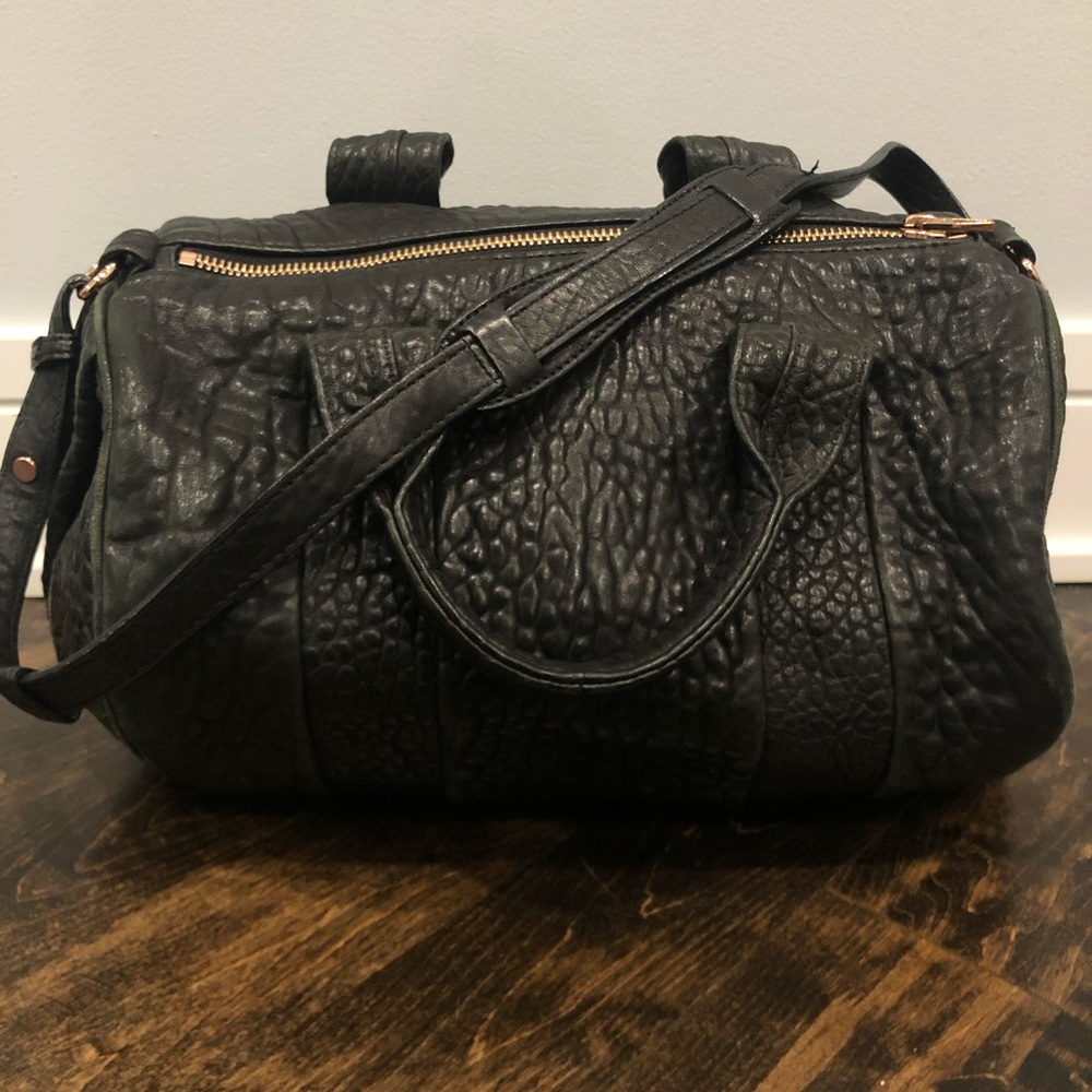 Alexander Wang Rocco Duffle Bag Rose Gold Hardware